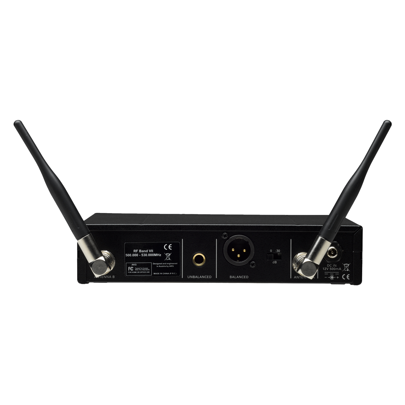 SR470 - Black - Professional wireless stationary receiver - Back